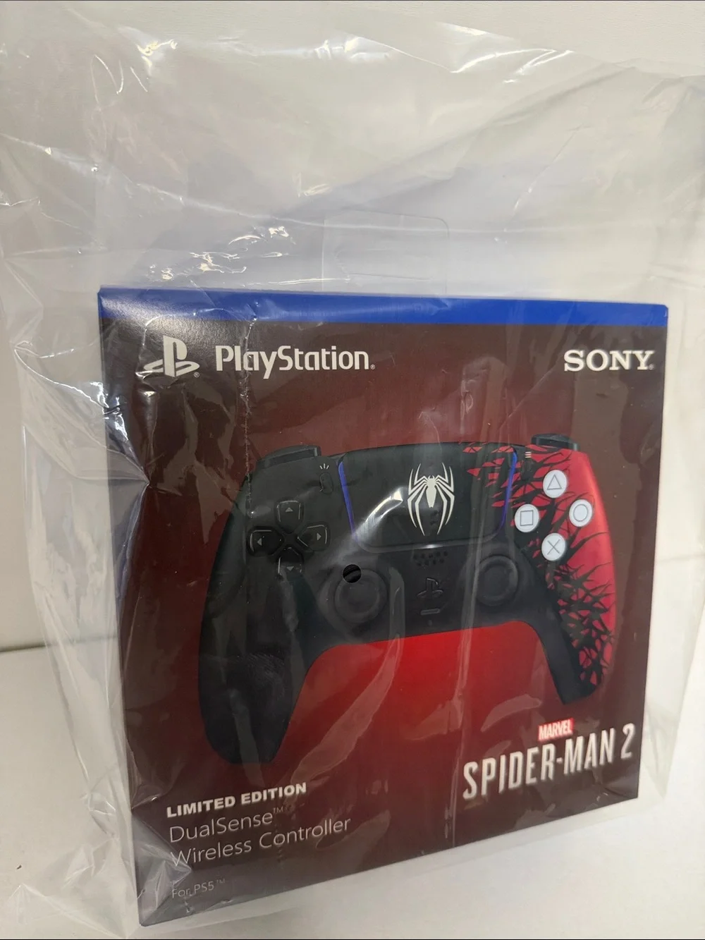 Spider-Man 2 Limited Edition PlayStation 5 / PS5 Sony DualSense Controller (NEW)